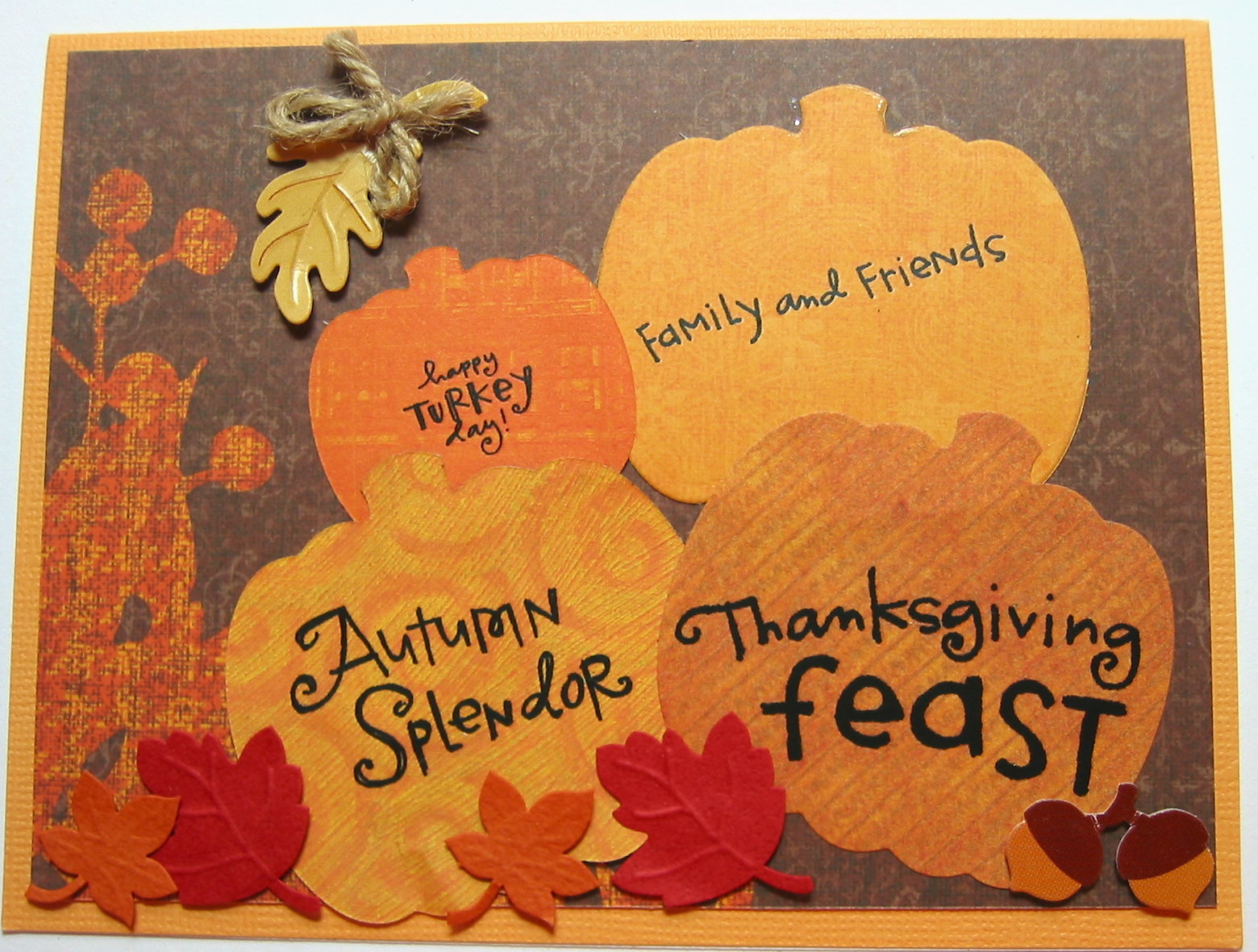 Carol Hartery's Creations: Thanksgiving Cards Day 2