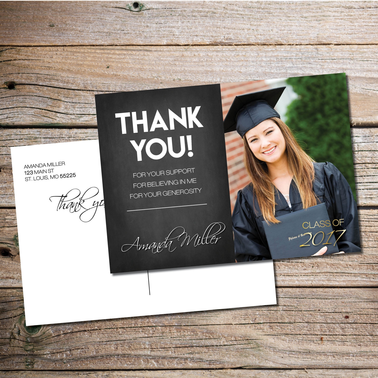 Graduation Thank-You Card - 10+ Examples, Format, Pdf | Examples